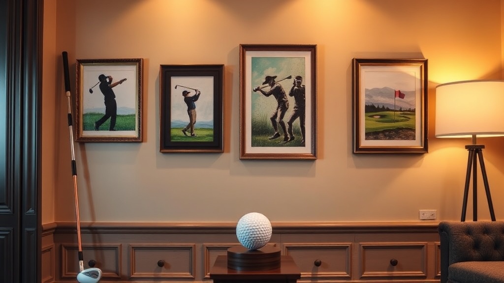5 Leading Golf Wall Art Options to Add Character